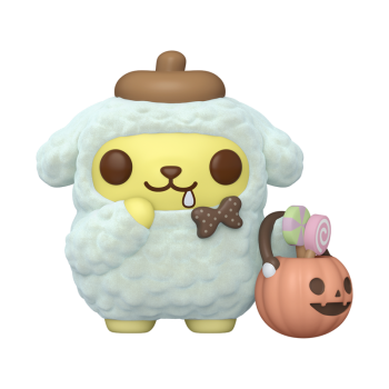 Pop! Pompompurin with Pumpkin Bucket (Flocked)
