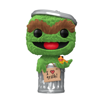 Pop! Oscar the Grouch (Flocked)