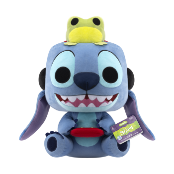 16 Gamer Stitch with Frog Mega Plush