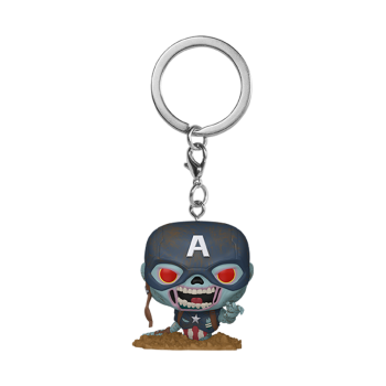 Pop! Keychain Zombie Captain America