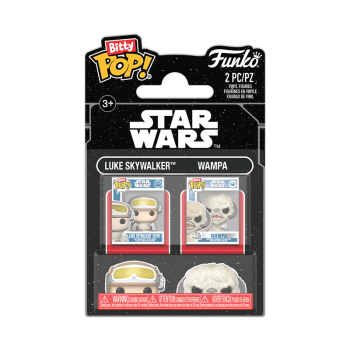 Bitty Pop! Luke Skywalker & Wampa 2-Pack