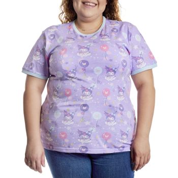 Sanrio Kuromi Carnival All-Over Print Unisex Ringer Tee