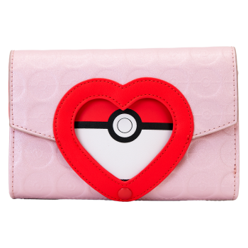 Pokémon Exclusive I Choose You Hearts Flap Zip Around Wallet
