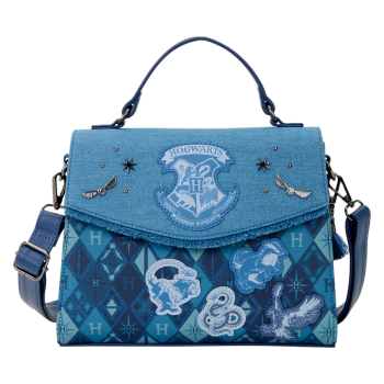 Harry Potter Hogwarts Denim Crossbody Bag