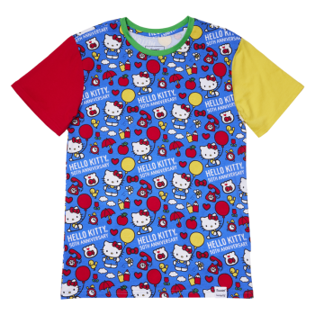 Sanrio Hello Kitty 50th Anniversary All-Over Print Unisex Tee