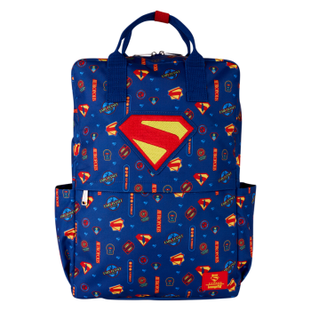 Superman All-Over Print Full-Size Backpack
