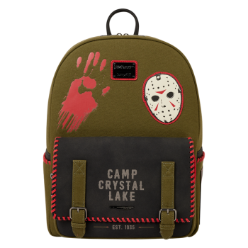 Friday the 13th Camp Crystal Lake Canvas Full-Size Backpack