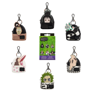 Beetlejuice Exclusive Cosplay Mystery Mini Backpack Keychain Charm