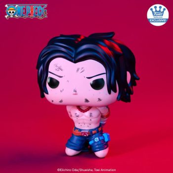 Pop! Portgas D. Ace (Execution) with Pop! Protector