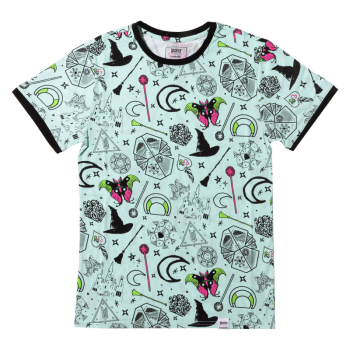 Wicked Elphaba & Glinda All-Over Print Unisex Tee