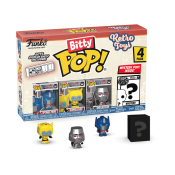 Bitty Pop! Retro Toys Transformers 4-Pack Series 2