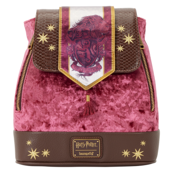 Exclusive Harry Potter Gryffindor Banner Velvet Mini Backpack
