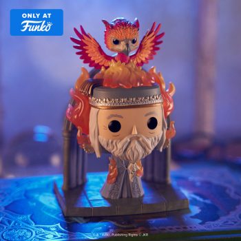 Pop! Deluxe Albus Dumbledore with Fawkes